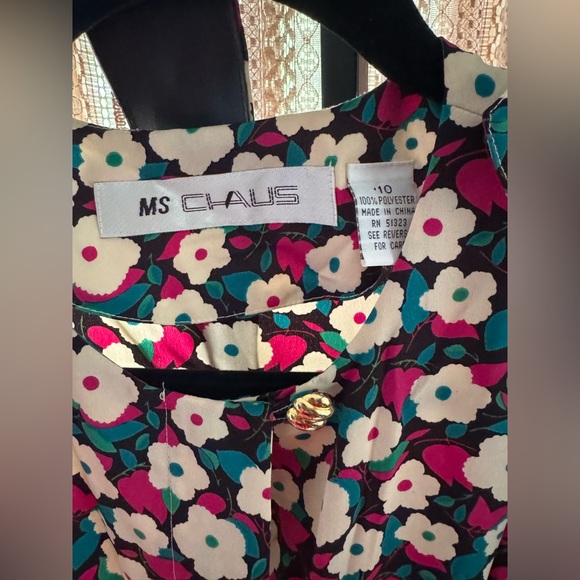 VTG Chaus Dress with original belt! - Picture 2 of 5